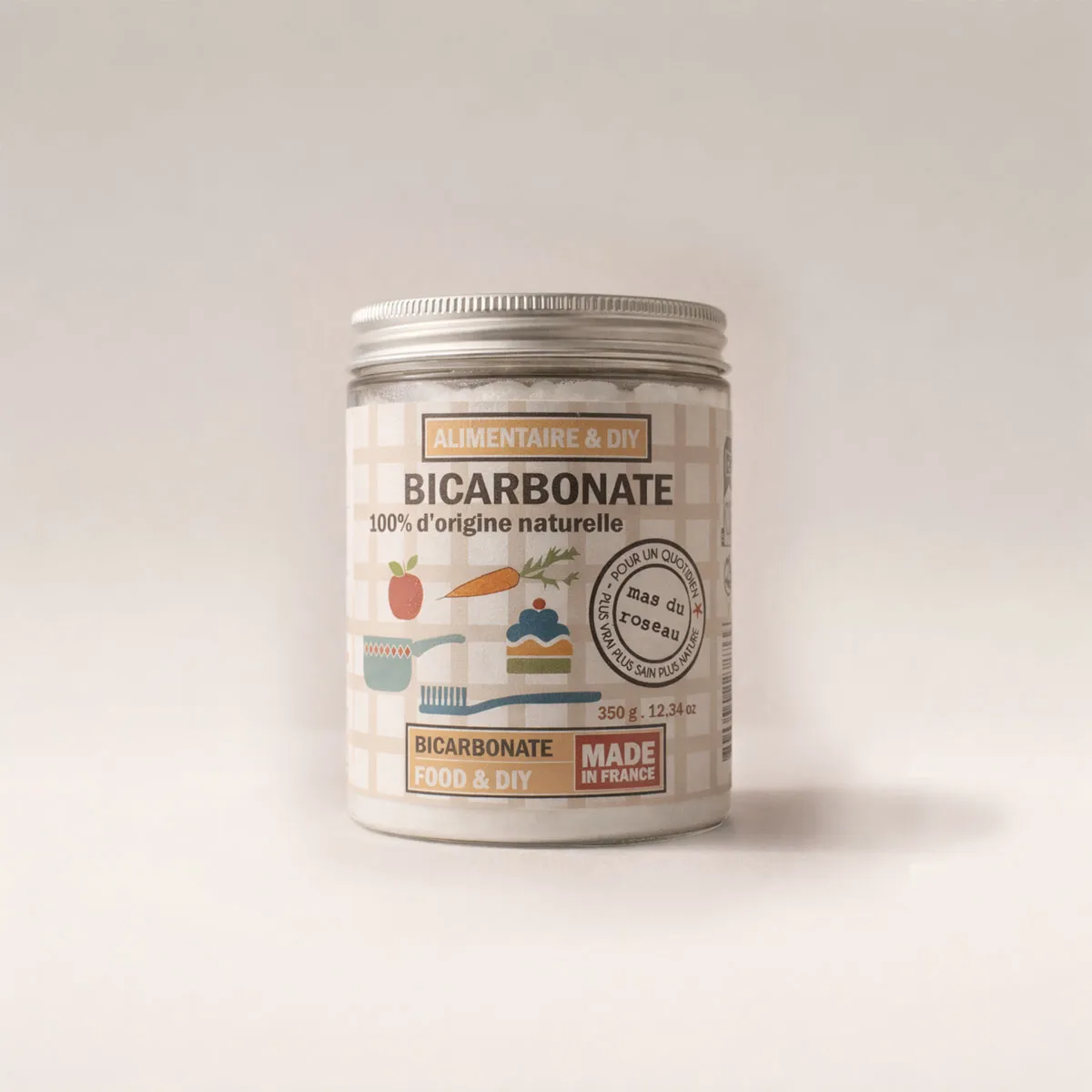 Mas du Roseau Eco & Bo bicarbonate alimentaire poudre multi-usages