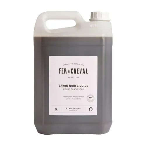 Savonnerie Fer à Cheval Savon Noir liquide 5L éco