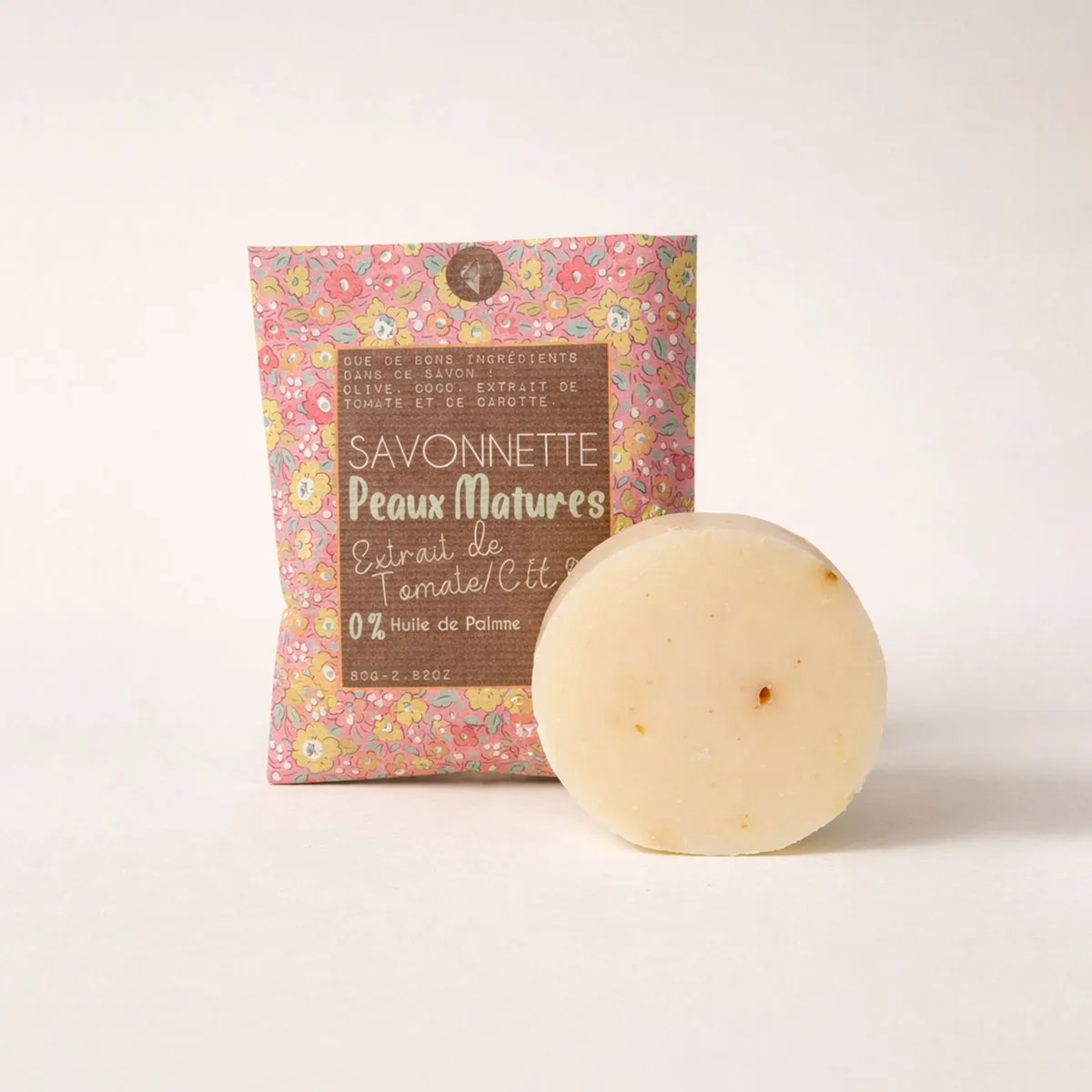 Mas du Roseau savonnette peaux matures tomate carotte