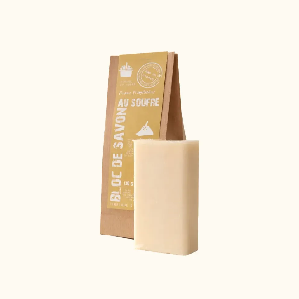 Mas du Roseau Collecte Soufre bloc savon sans parfum