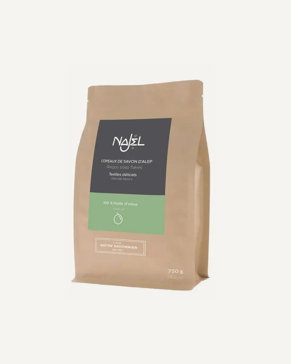 Najel Copeaux savon d'Alep 100% olive sachet 750g