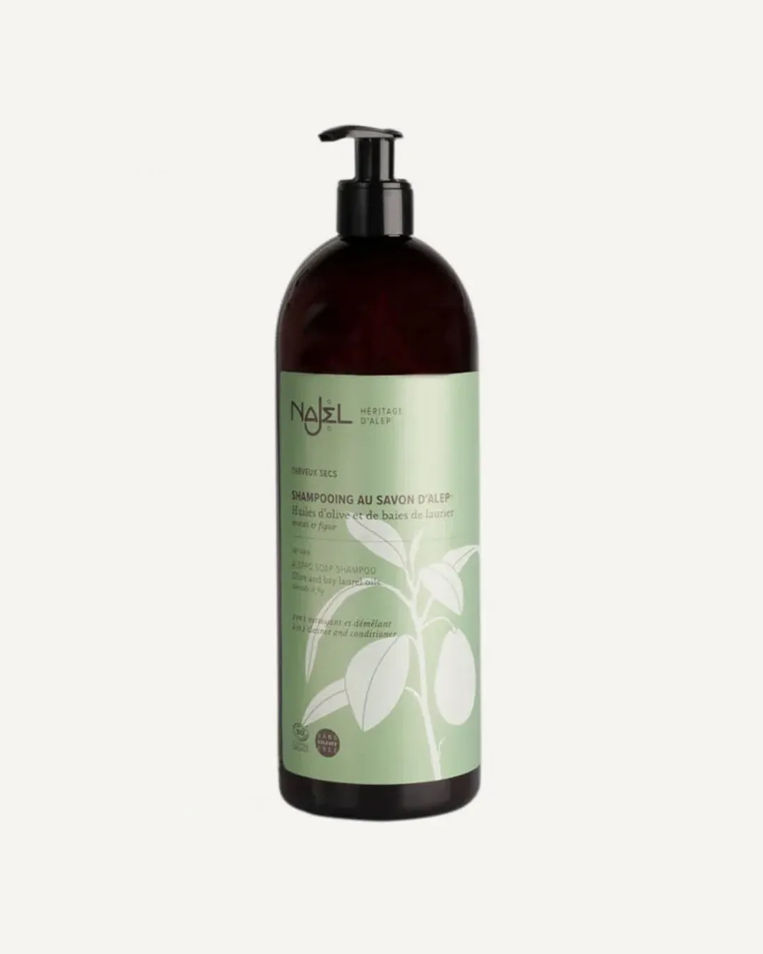 Laboratoire Najjar Savon d'Alep Shampoing Cheveux Secs 500 ml