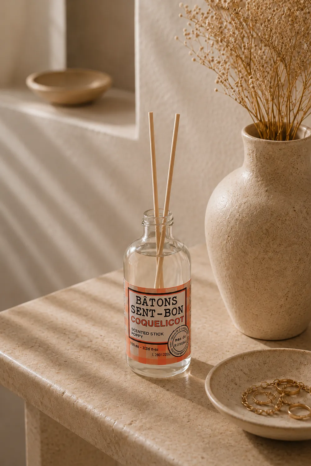 Mas du Roseau Philosophie Coquelicot diffuseur bâtons floral