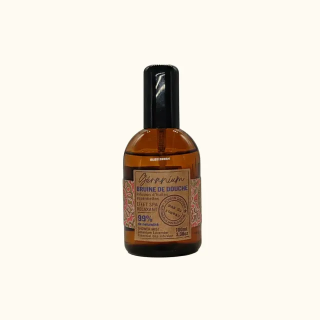 Mas du Roseau Infusions bruine de douche Géranium spa