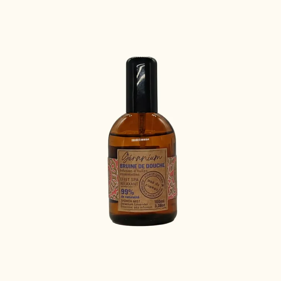 Mas du Roseau Infusions bruine de douche Géranium spa
