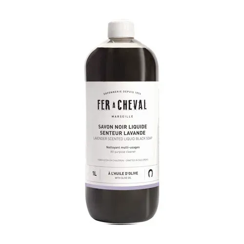 Savonnerie Fer à Cheval Savon Noir liquide 1L lavande