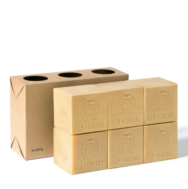 Savonnerie Fer à Cheval Savon de Marseille cube 6x600g végétal