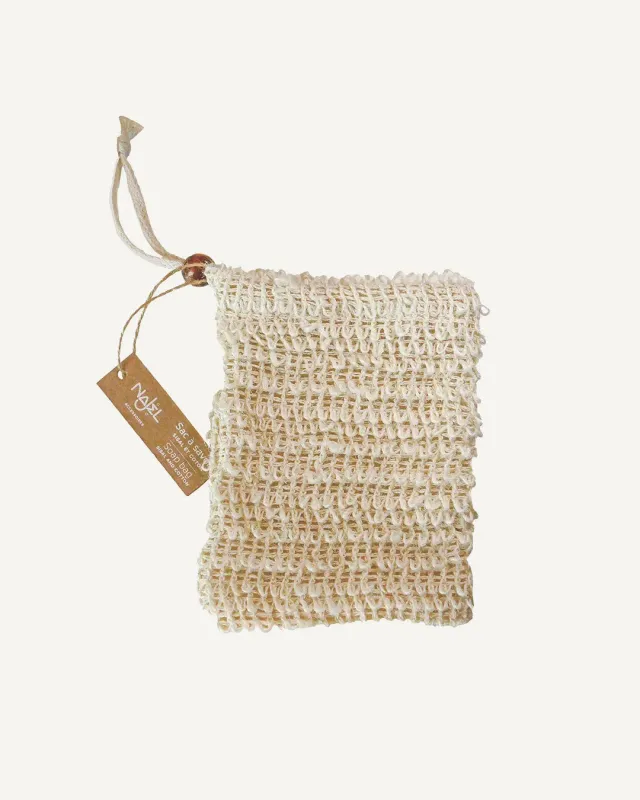 Laboratoire Najjar Sac à savon sisal et coton exfoliant
