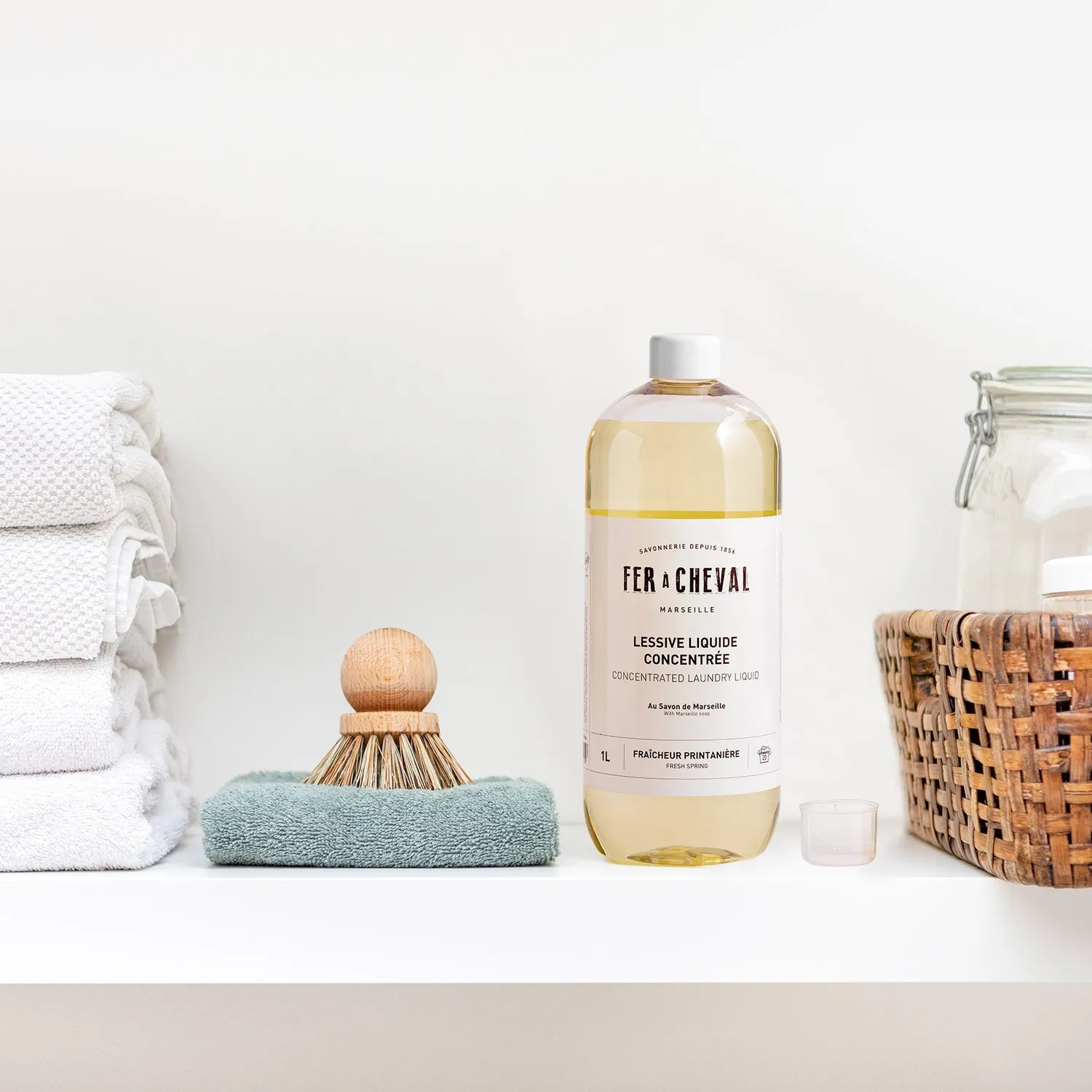 Savonnerie Fer à Cheval Lessive Liquide Concentrée 1L 20 lavages