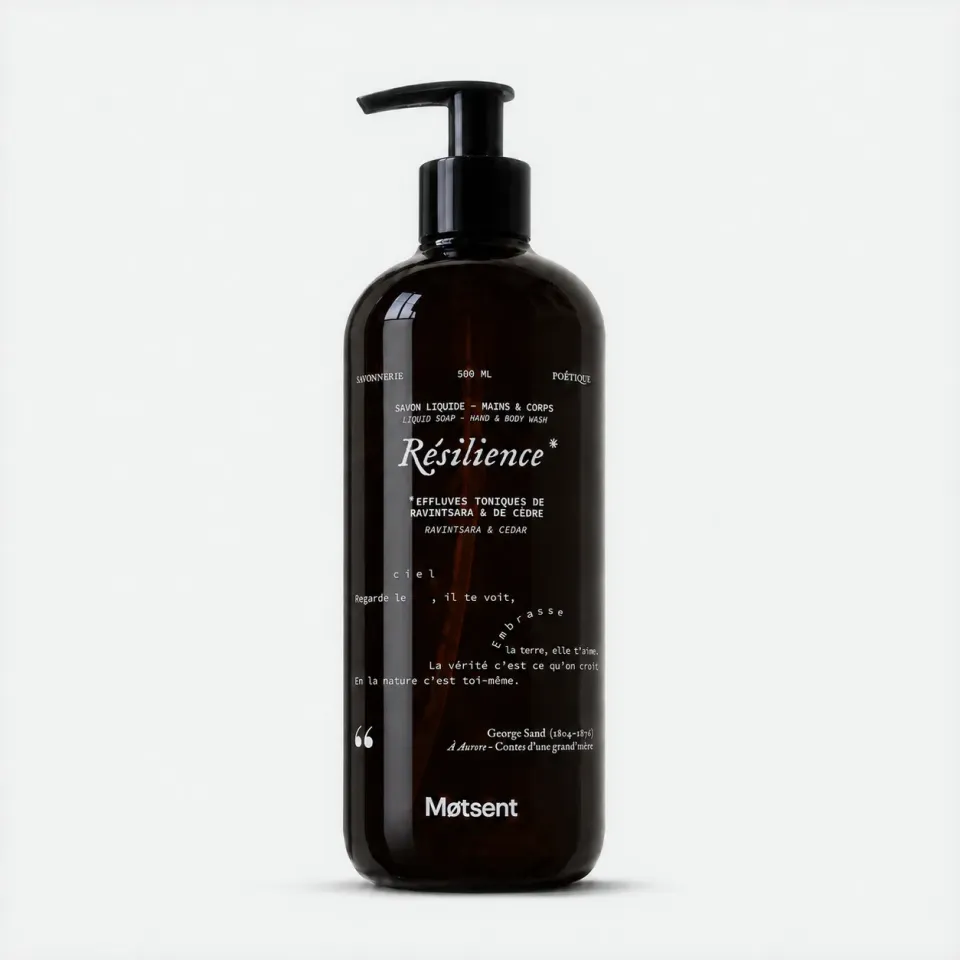 MOTSENT Résilience savon liquide ravintsara cèdre