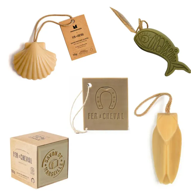 Savonnerie Fer à Cheval Marseille coffret 3 savons olive