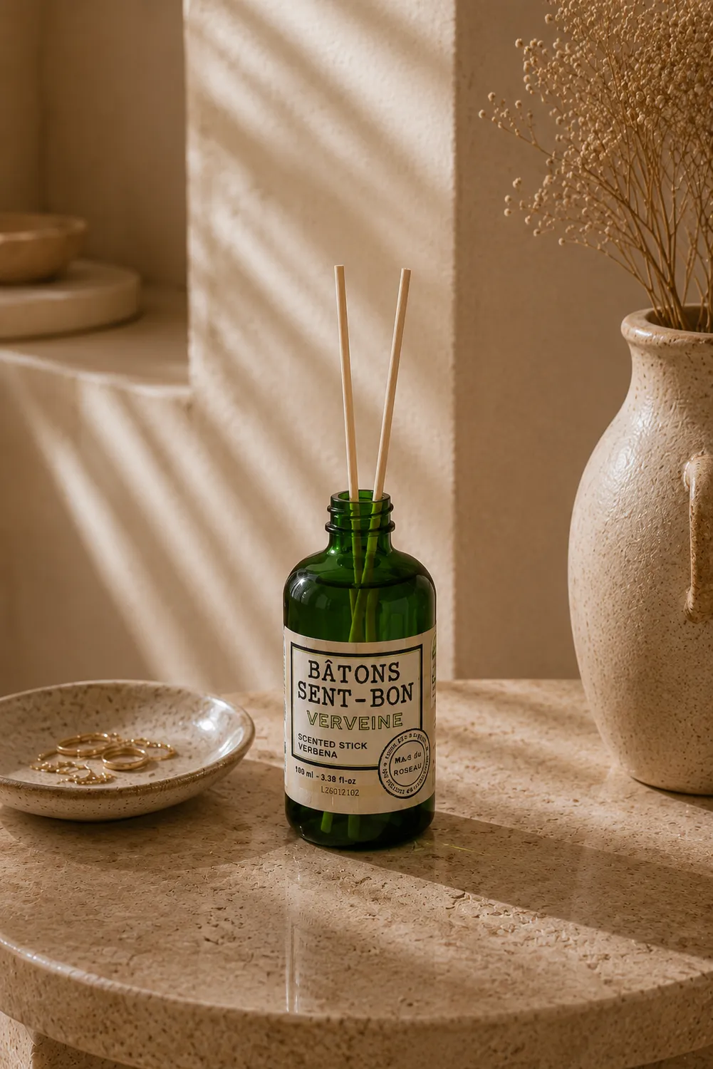 Mas du Roseau Philosophie Bâton Sent-bon Verveine maison