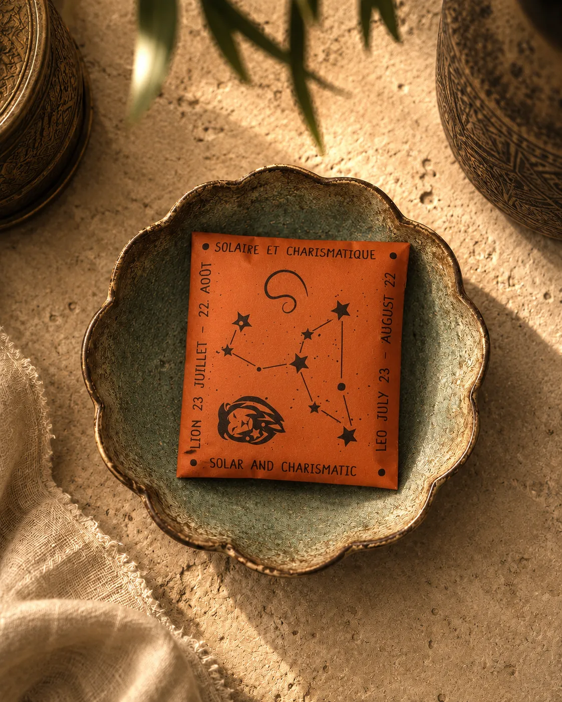 Mas du Roseau Pachamama Savonnette Astro Lion Magnolia Lumineux