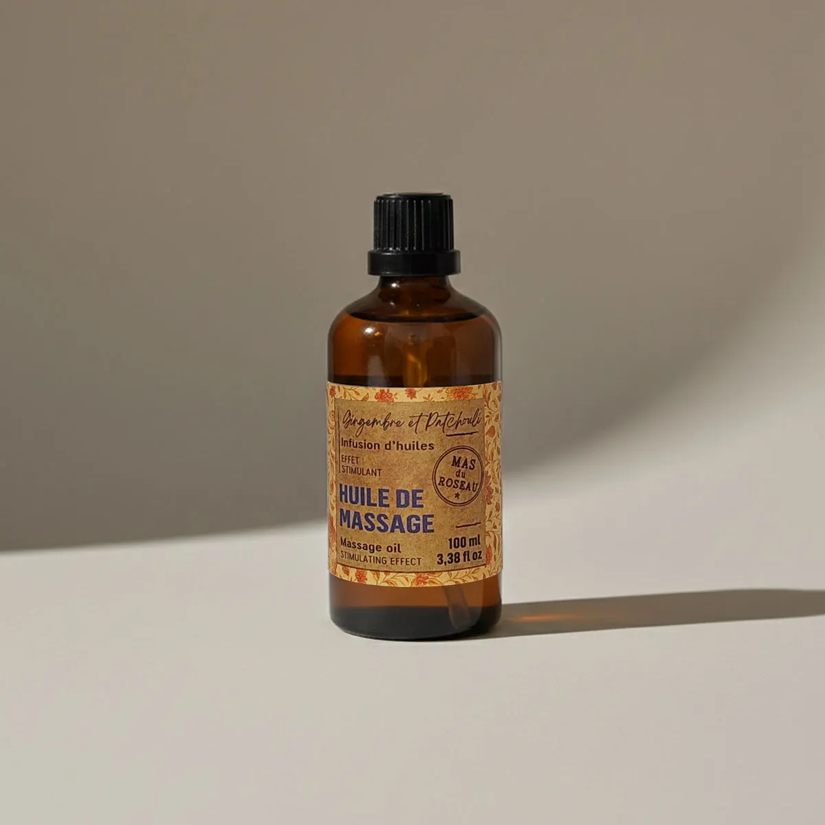 Mas du Roseau Infusions Stimulante huile de massage gingembre