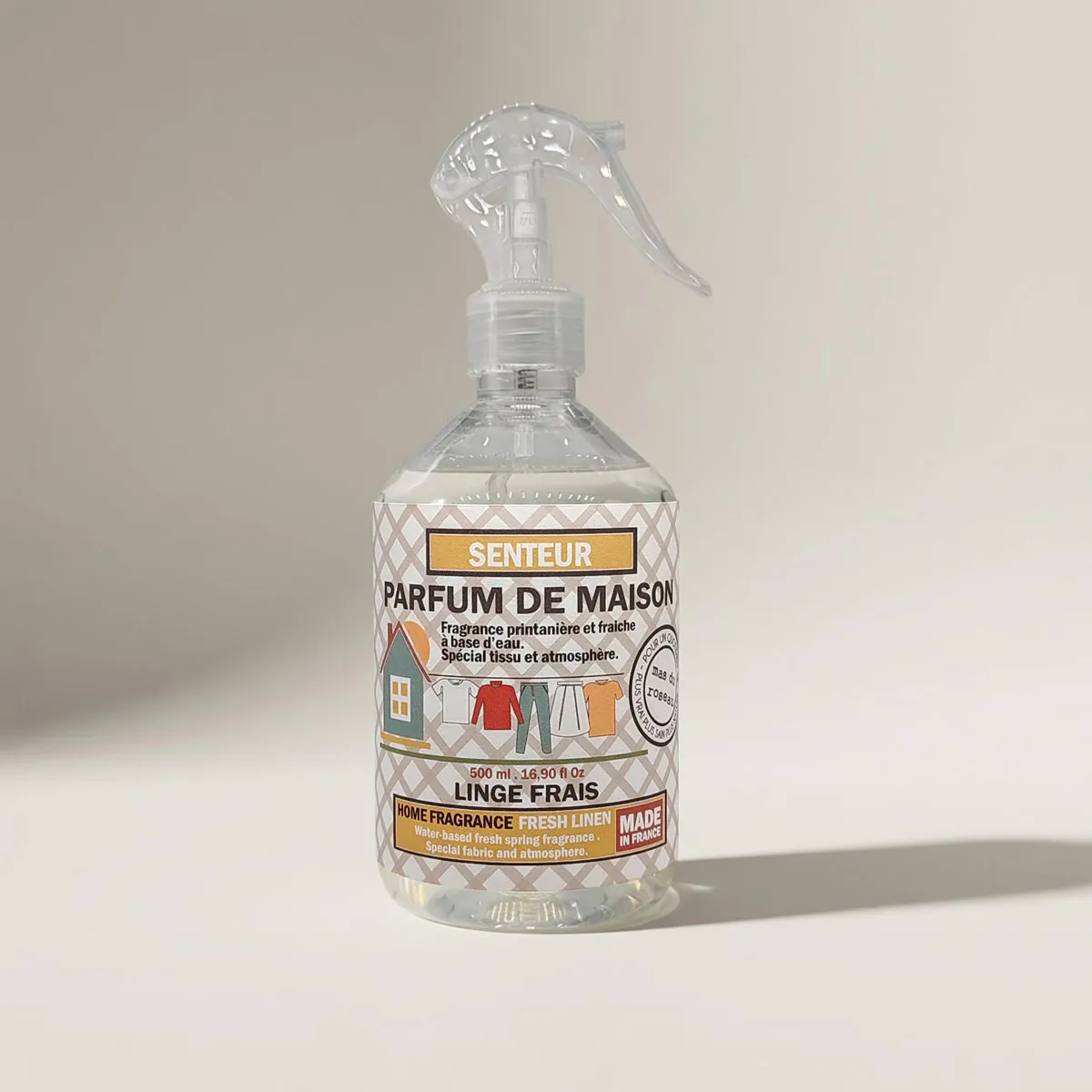 Mas du Roseau Éco&Bô Linge Frais parfum maison spray