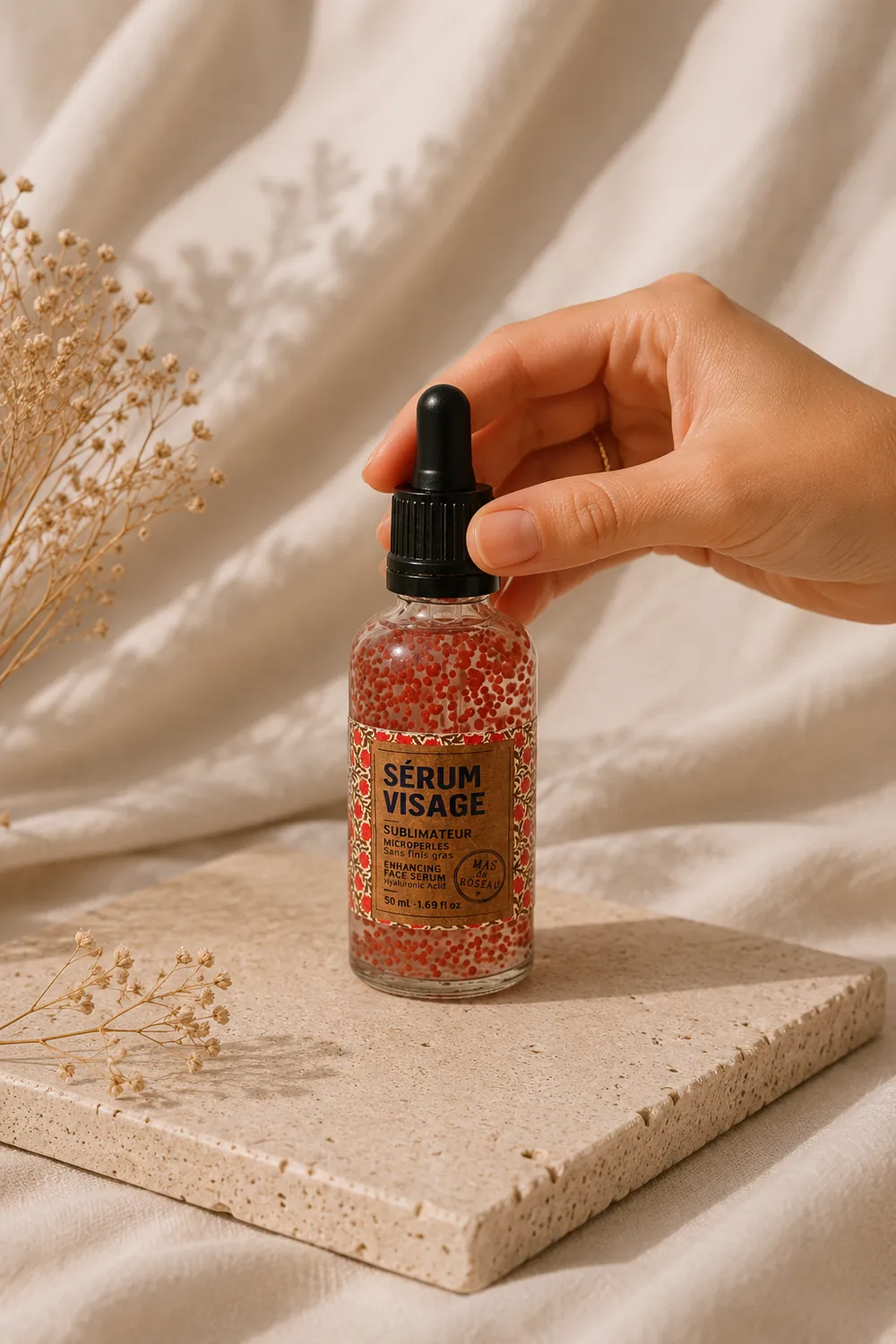 Mas du Roseau Infusions Sublimateur sérum visage rose