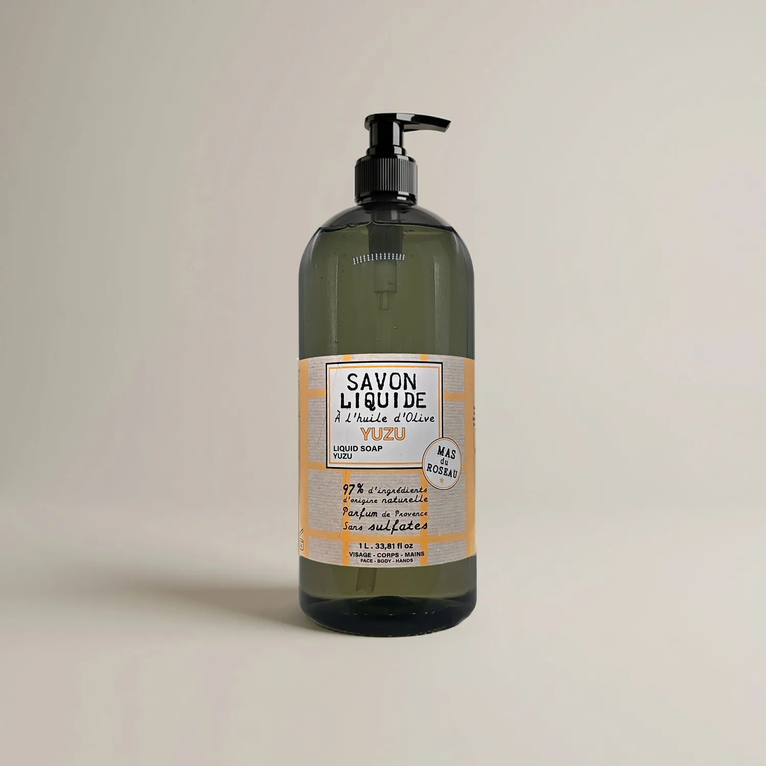 Mas du Roseau Philosophie Savon liquide yuzu citronné