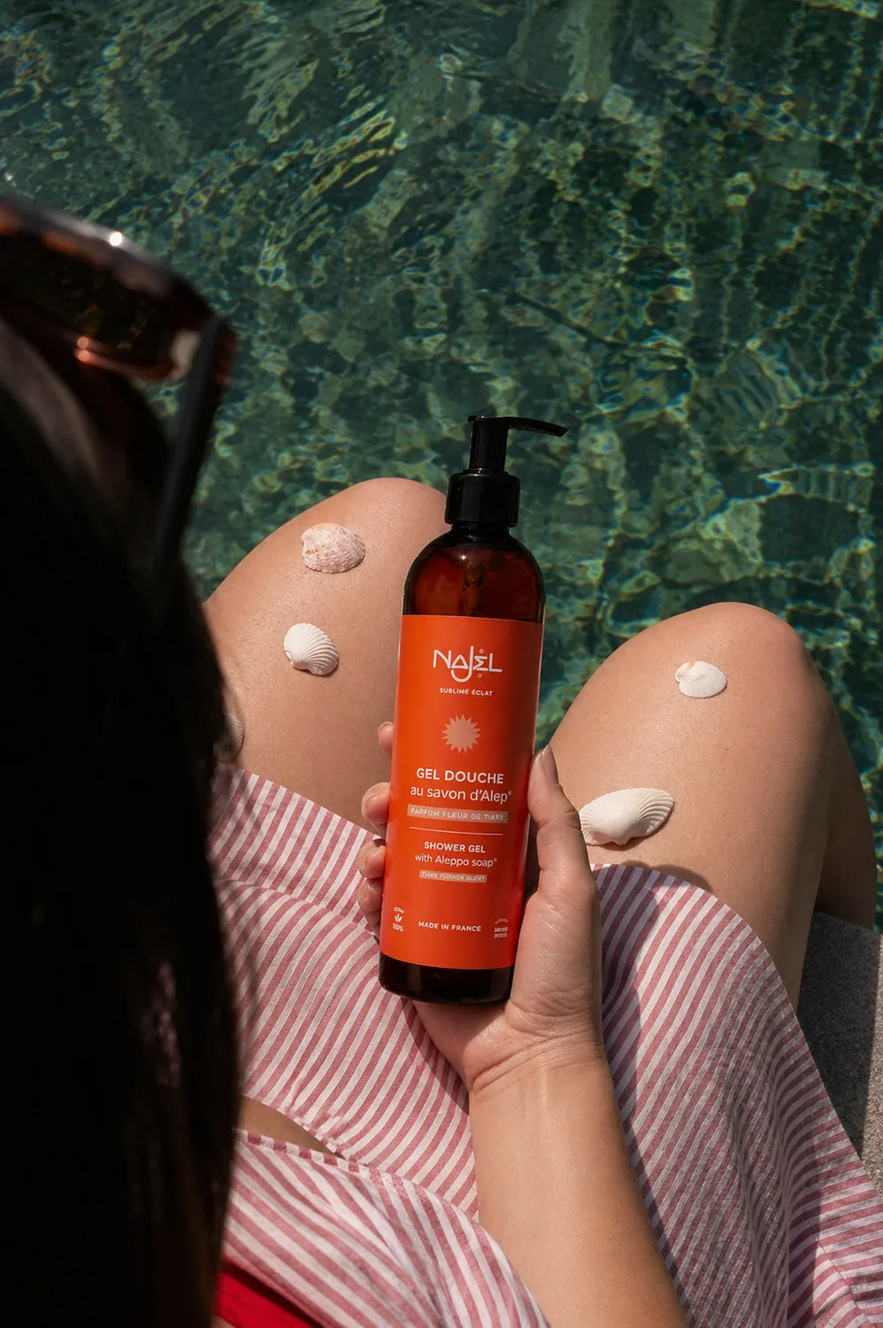 Najel gel douche fleur de tiaré intense 50ml
