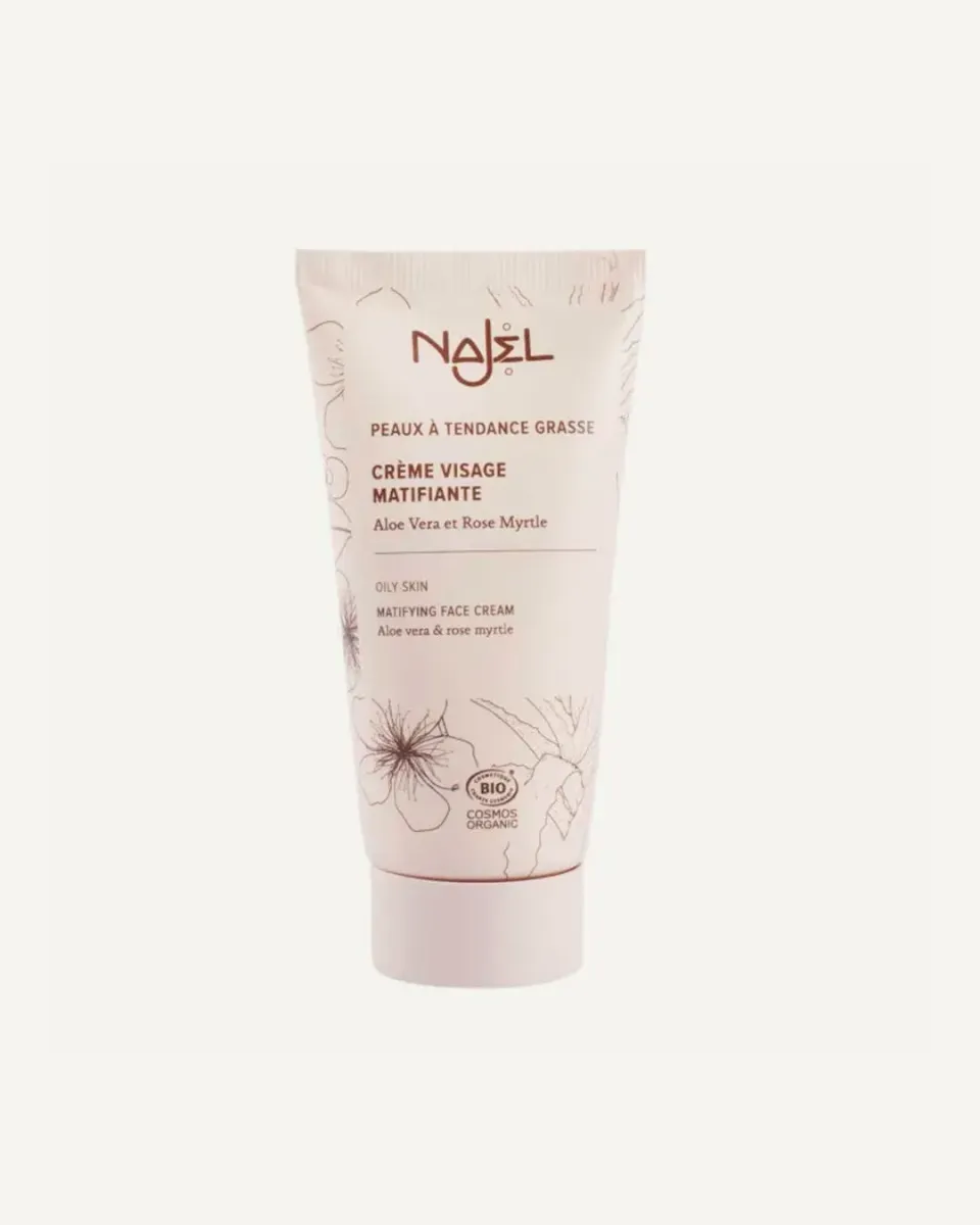 Najel Crème visage matifiante 50 ml peaux grasses