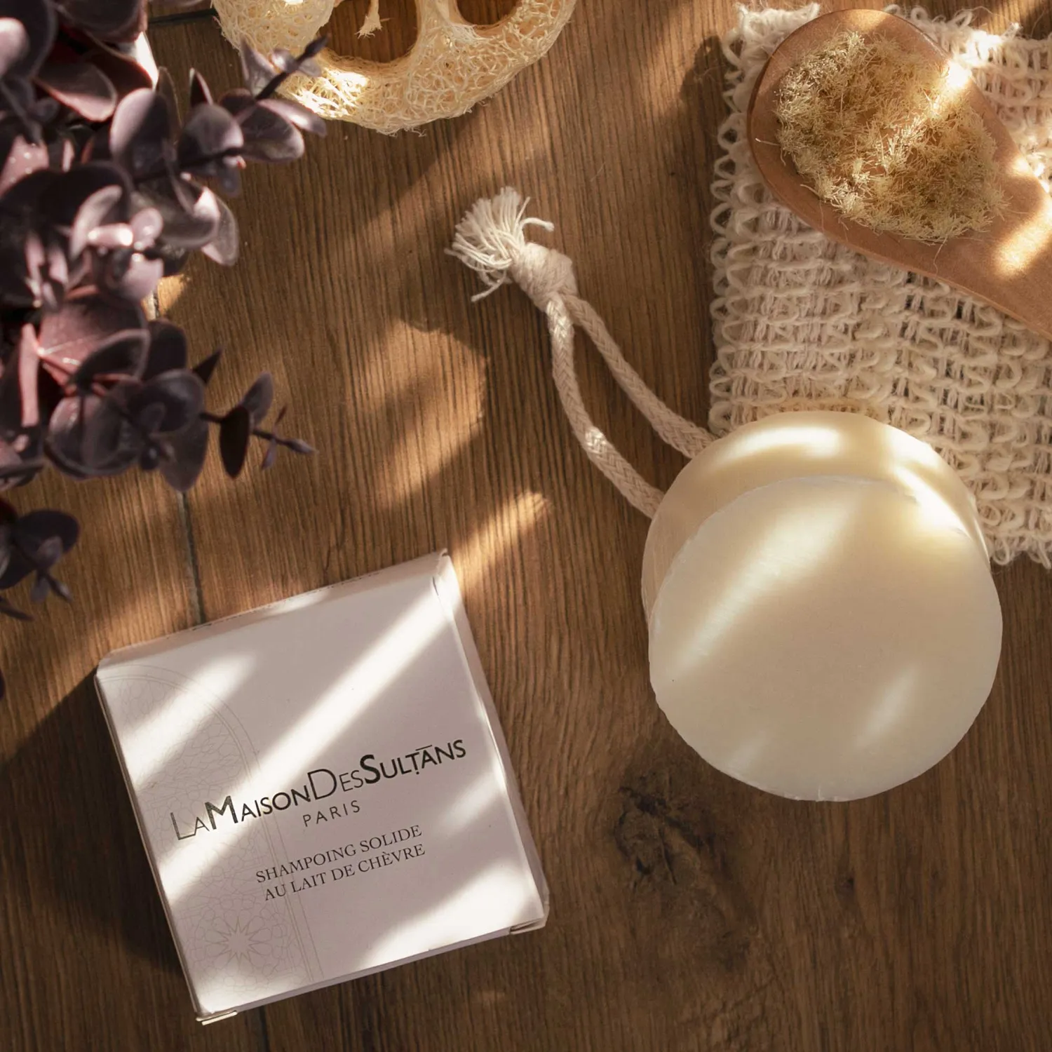 La Maison des Sultans Lait de Chèvre shampoing solide bio 100g