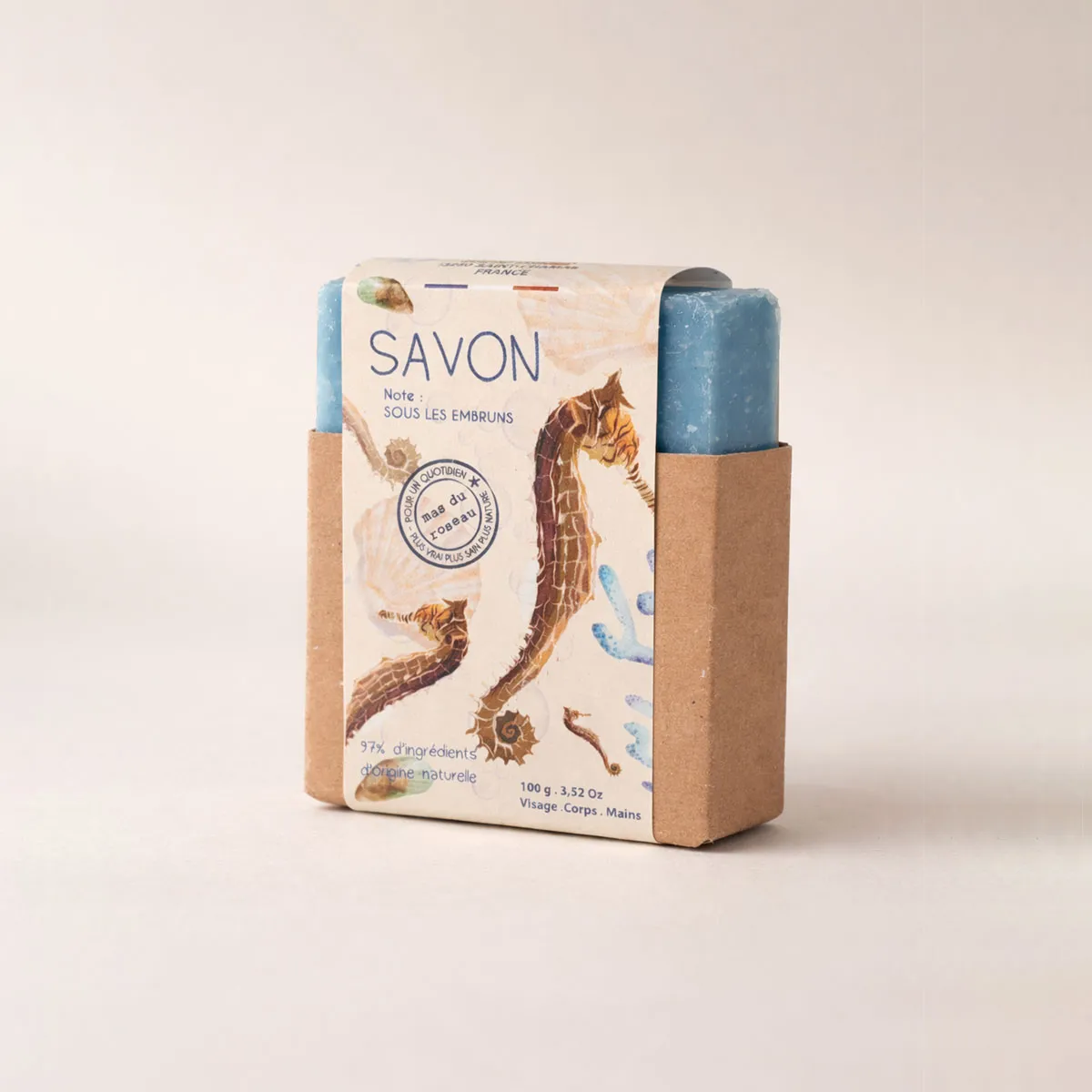 Mas du Roseau Sous les embruns savon solide frais marin