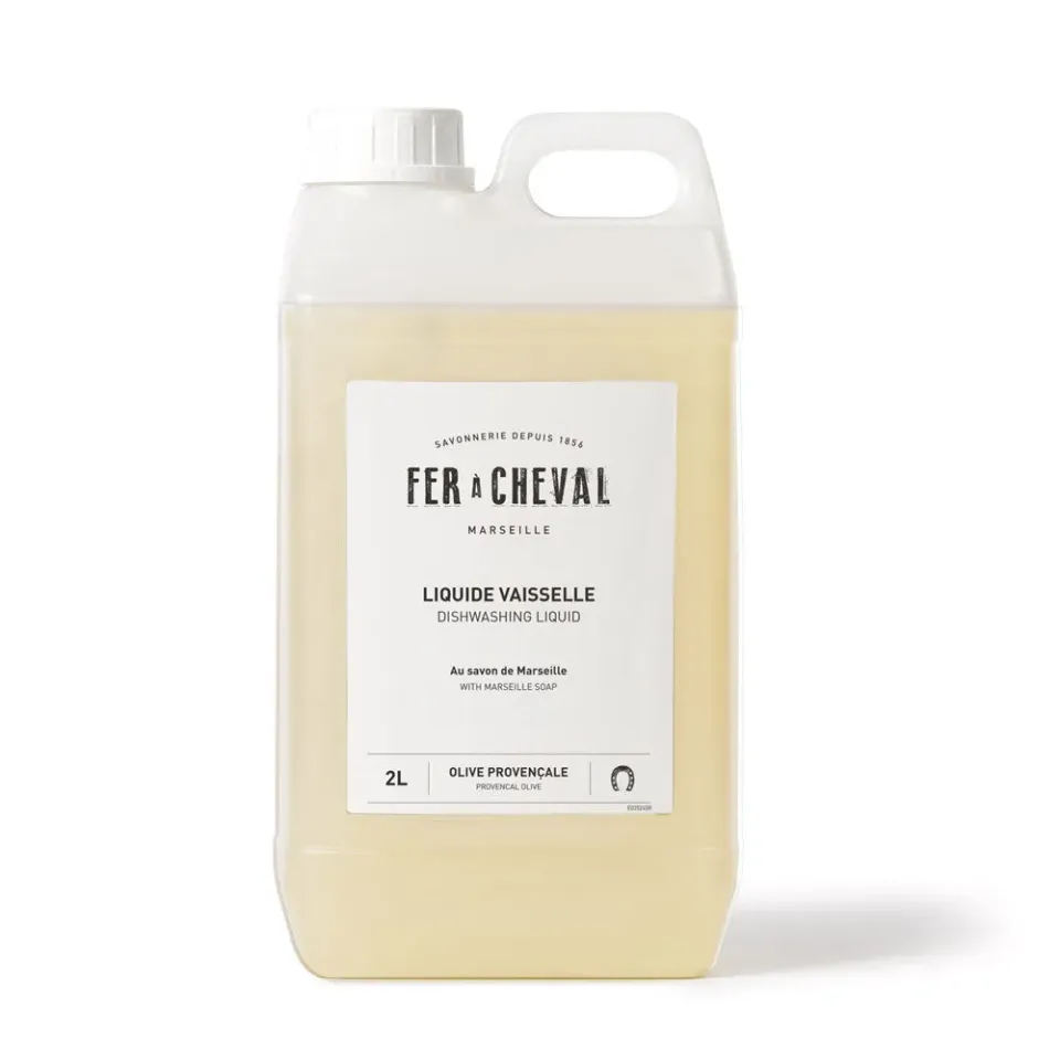 Savonnerie Fer à Cheval Liquide Vaisselle 2L olive provençale
