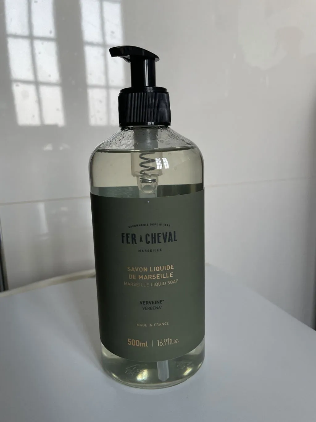 Fer à Cheval Savon Liquide de Marseille Verveine 1L surgras