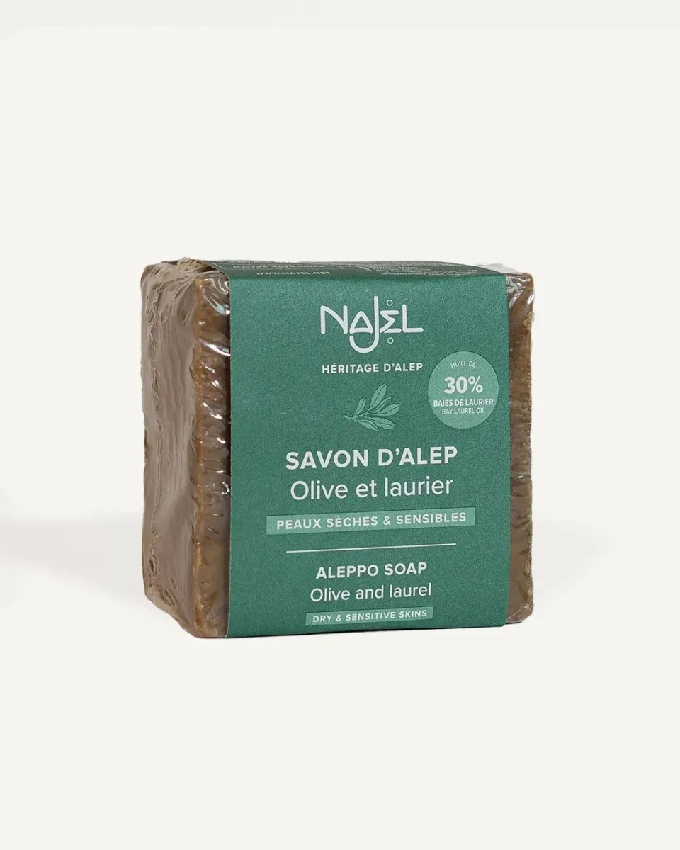 Laboratoire Najjar Savon d'Alep 30% Laurier 170g peaux sèches