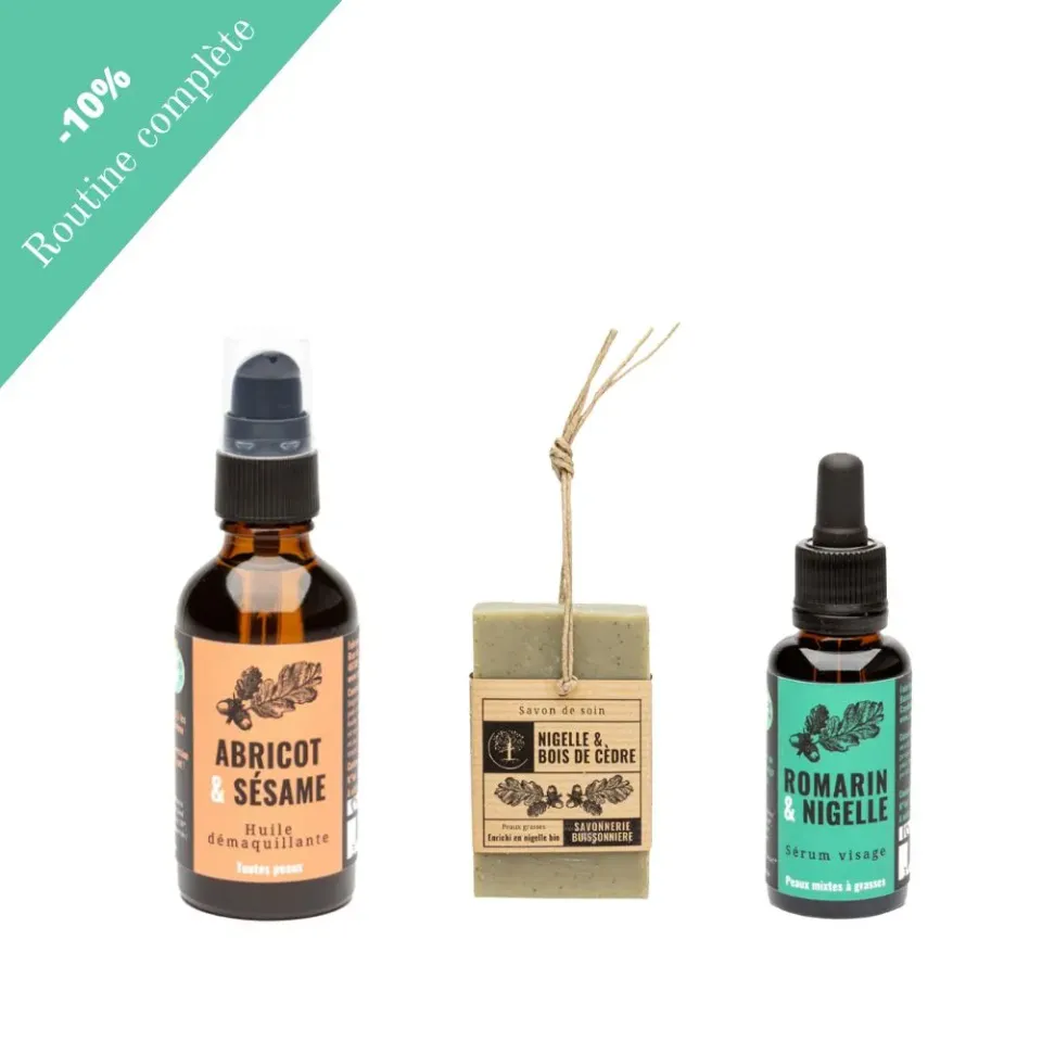 Savonnerie Buissonnière Routine Complète routine visage peaux mixtes