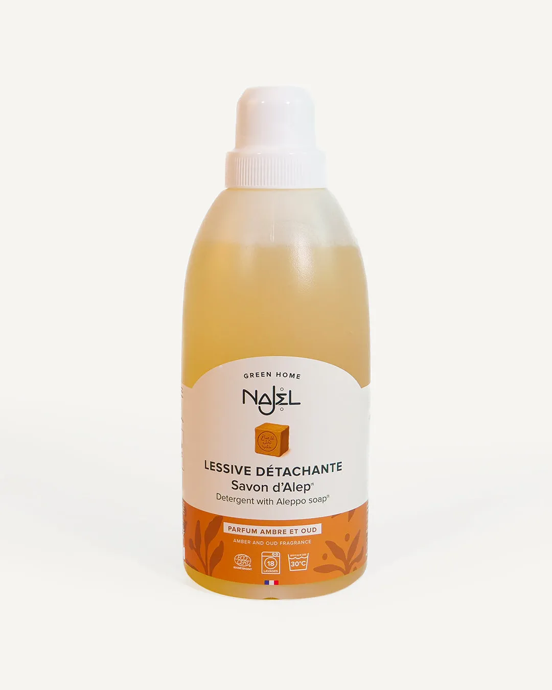 Najjar savon d’Alep lessive ambre et oud 1 L