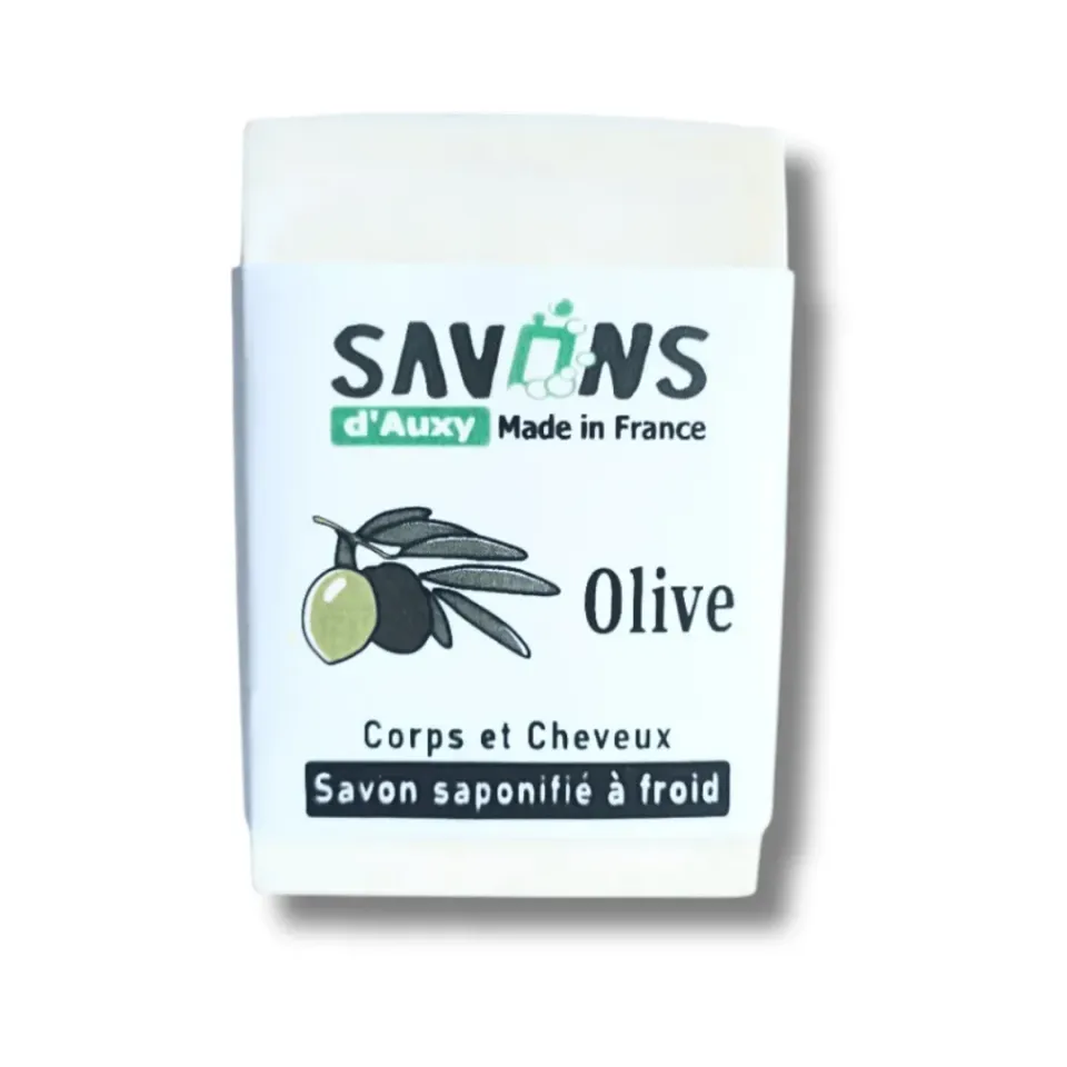 Savons d'Auxy Olive savon shampoing solide 100 g pur olive