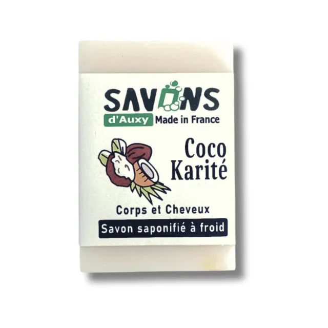 Savons d’Auxy coco karité savon solide 100 g