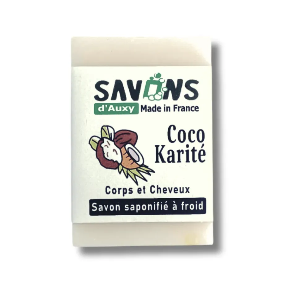 Savons d’Auxy coco karité savon solide 100 g