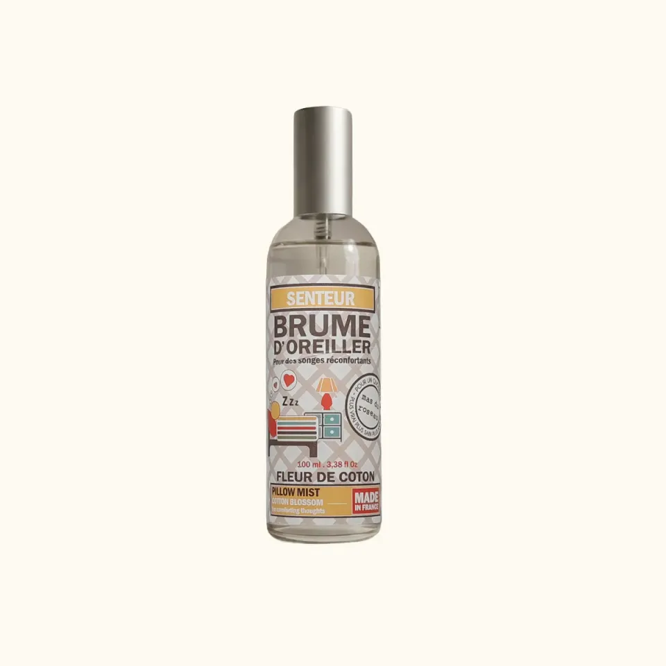 Mas du Roseau Eco Bo Fleur de Coton brume oreiller
