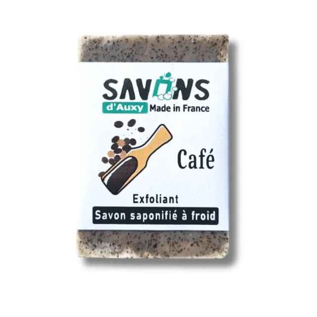 Savons d’Auxy Café savon exfoliant 100 g tonifiant