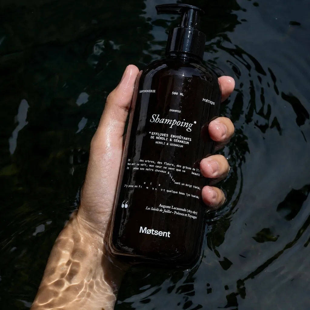 MOTSENT Néroli & Géranium shampoing liquide naturel