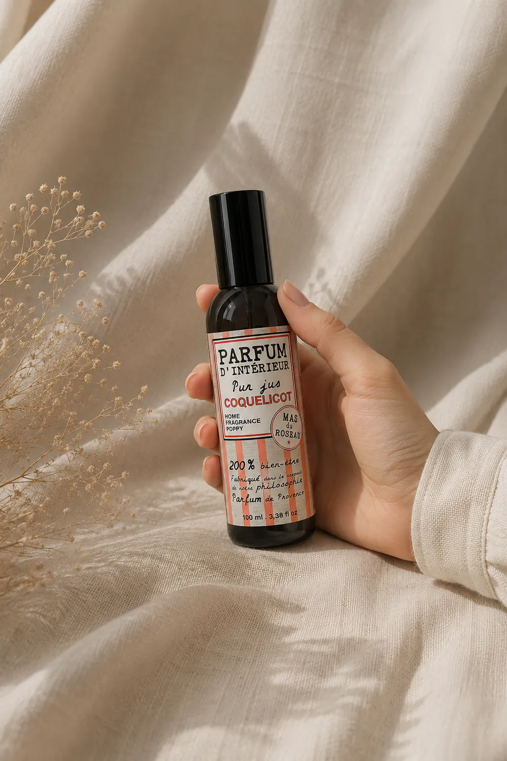 Mas du Roseau Philosophie Coquelicot parfum d'intérieur spray