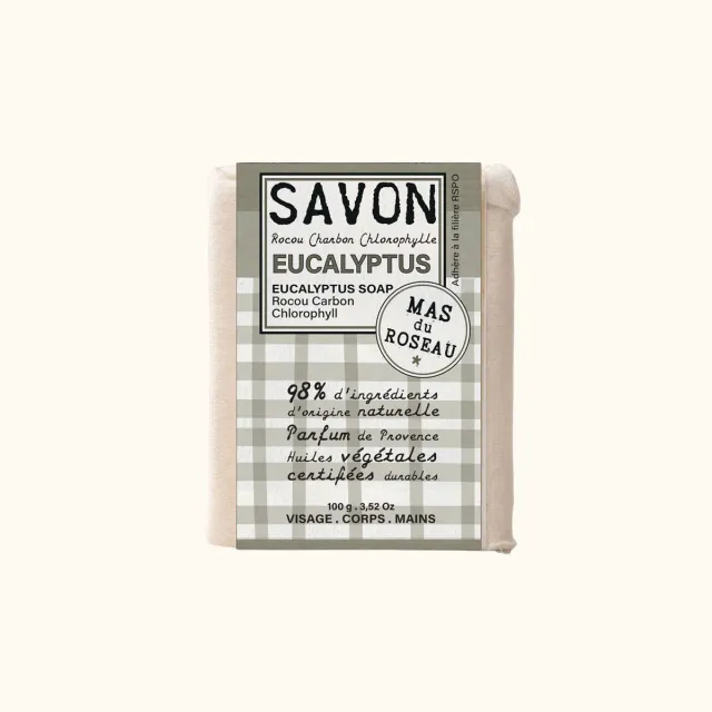 Mas du Roseau Philosophie Eucalyptus savonnette fraîche visage