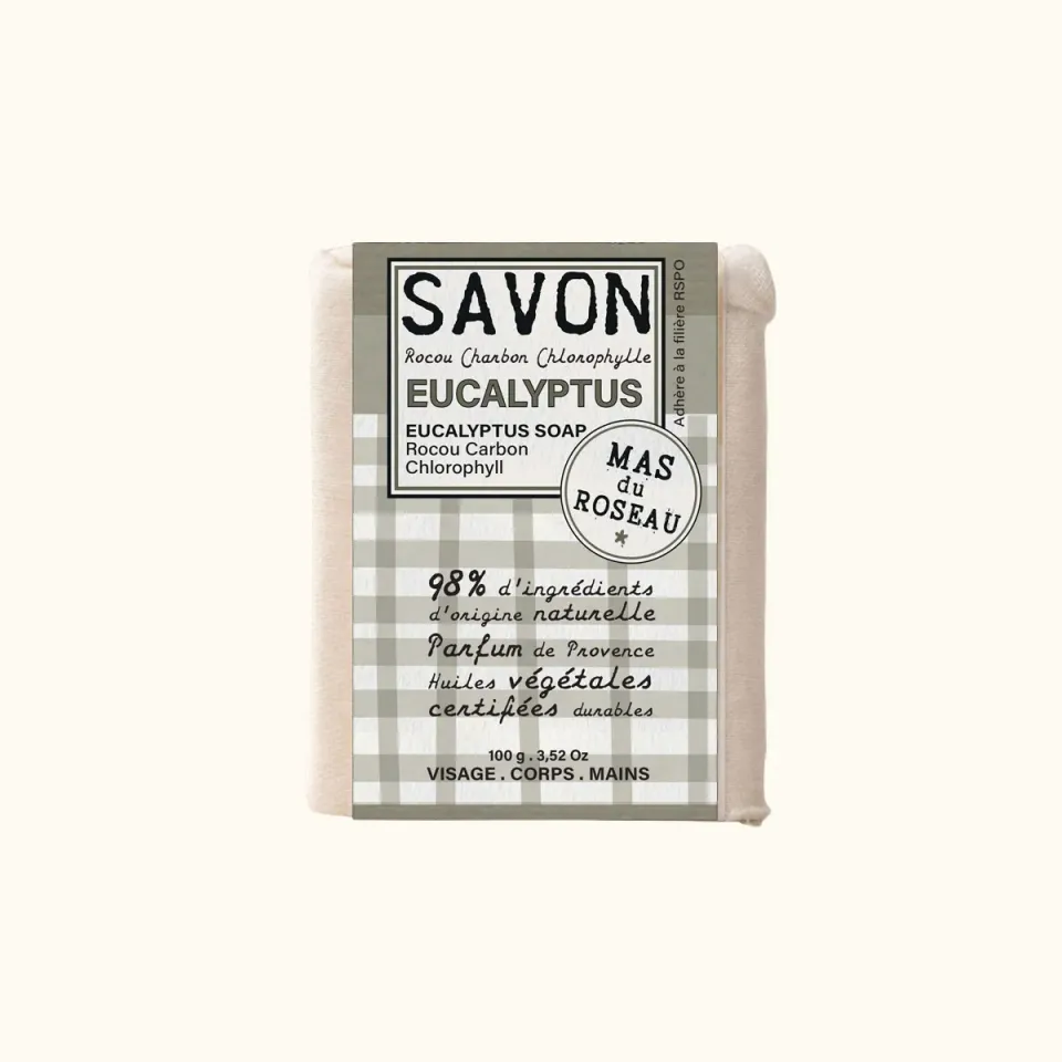 Mas du Roseau Philosophie Eucalyptus savonnette fraîche visage