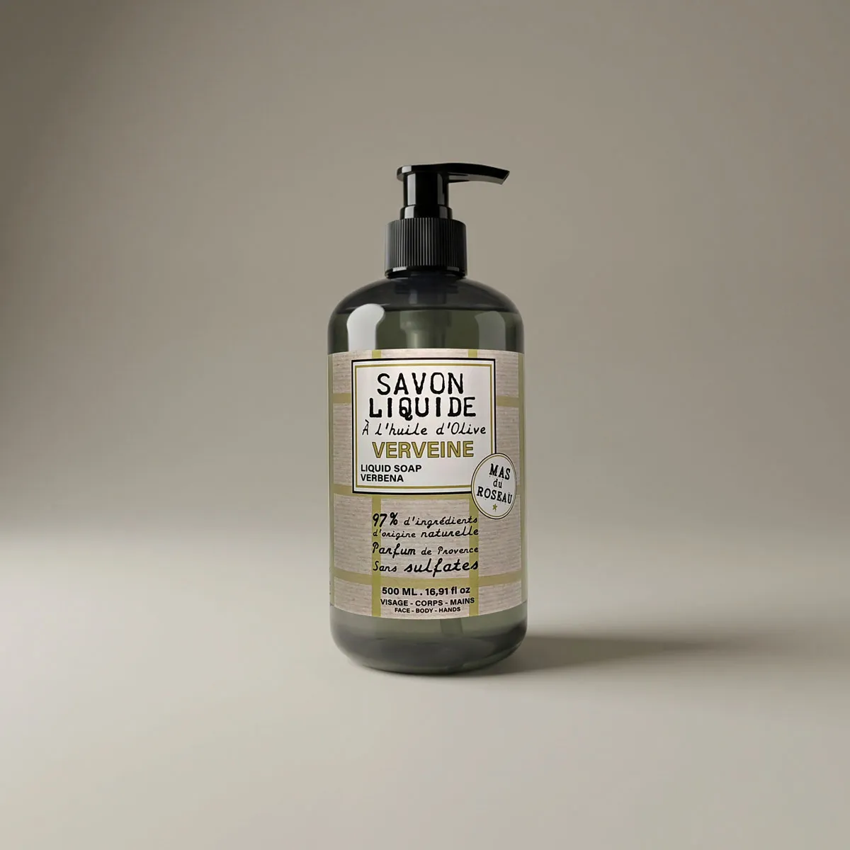 Mas du Roseau Philosophie Savon liquide Verveine frais