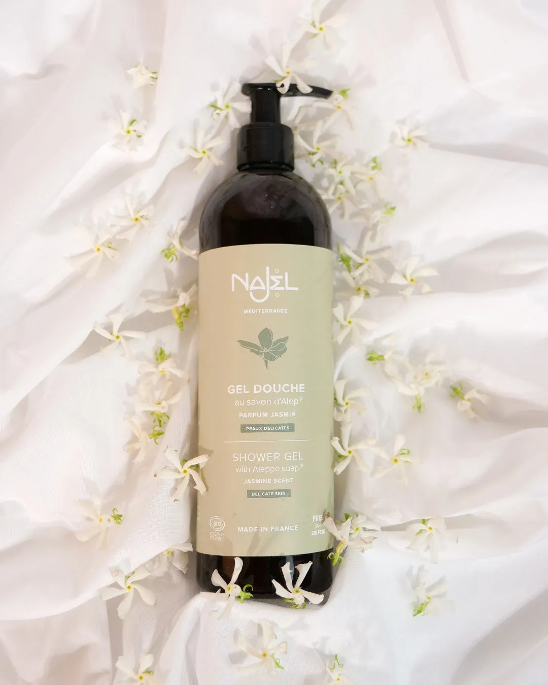Najel Gel Douche Jasmin au Savon d'Alep gel douche 500ml normal
