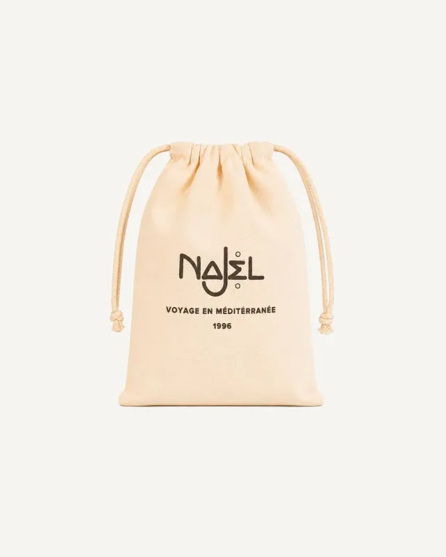 Najel pochon voyage à cordon tissu compact