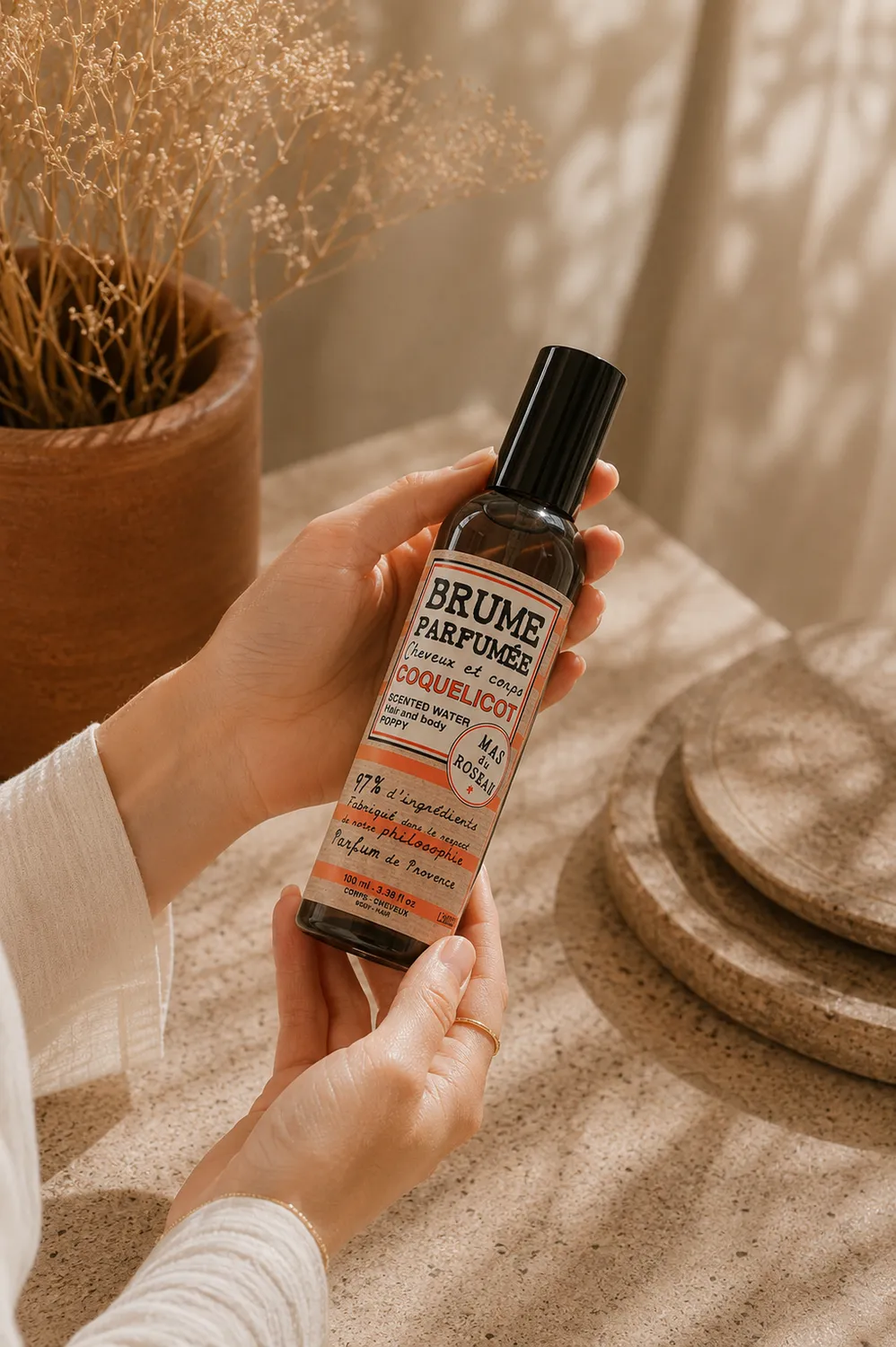 Mas du Roseau Philosophie Coquelicot parfum d'intérieur spray