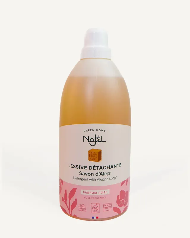 Laboratoire Najjar Lessive Savon d'Alep Rose 2L linge parfumé