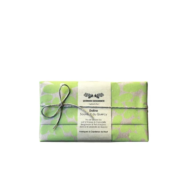 Savonnerie Buissonnière Doline trio savons bio 3x100g découverte