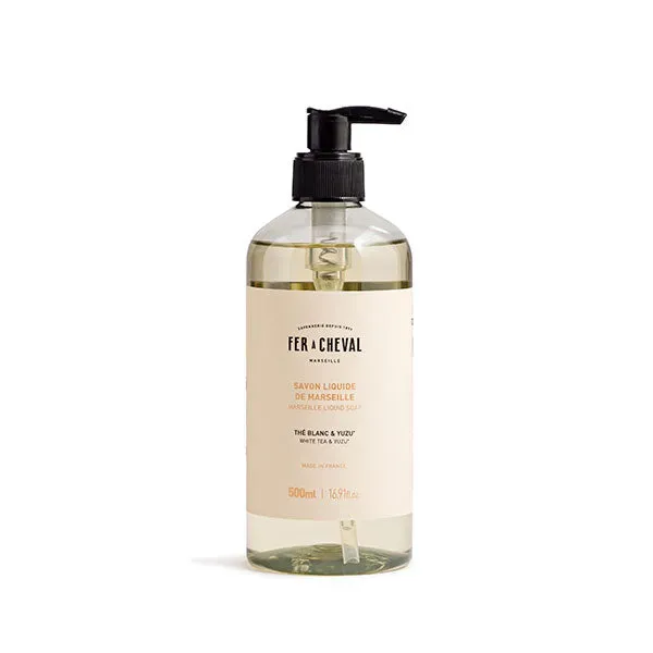 Savonnerie Fer à Cheval Thé Blanc & Yuzu savon liquide 500ml doux