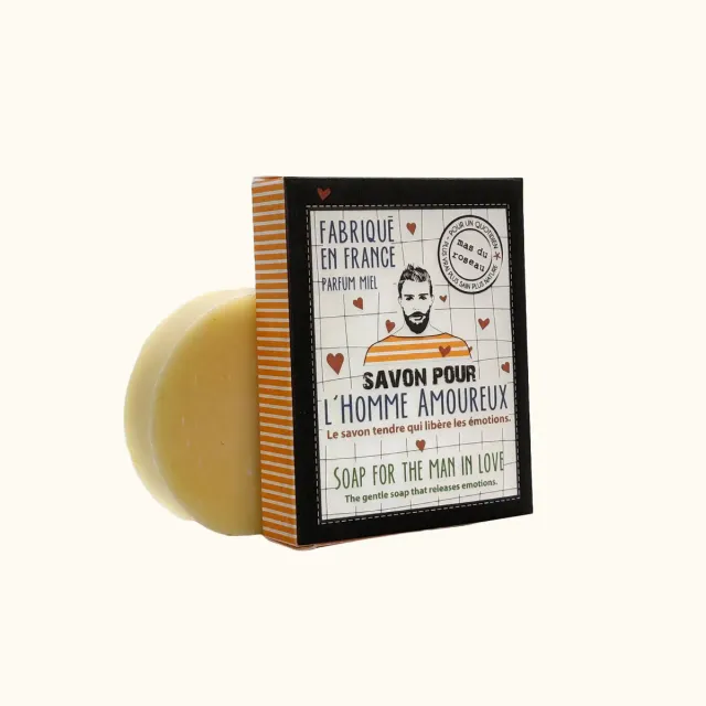 Mas du Roseau Just Men Amoureux savon solide curcuma