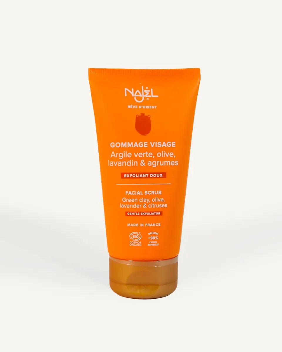 Laboratoire Najjar Gommage visage argile agrumes 75 ml doux