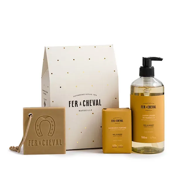 Savonnerie Fer à Cheval Coffret Rituel Miel Amande