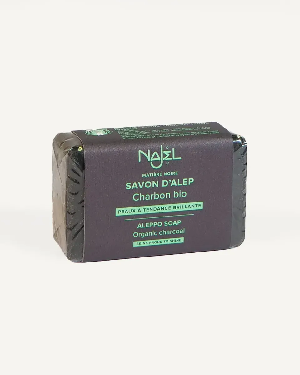 Laboratoire Najjar Savon d'Alep charbon végétal 100 g purifiant